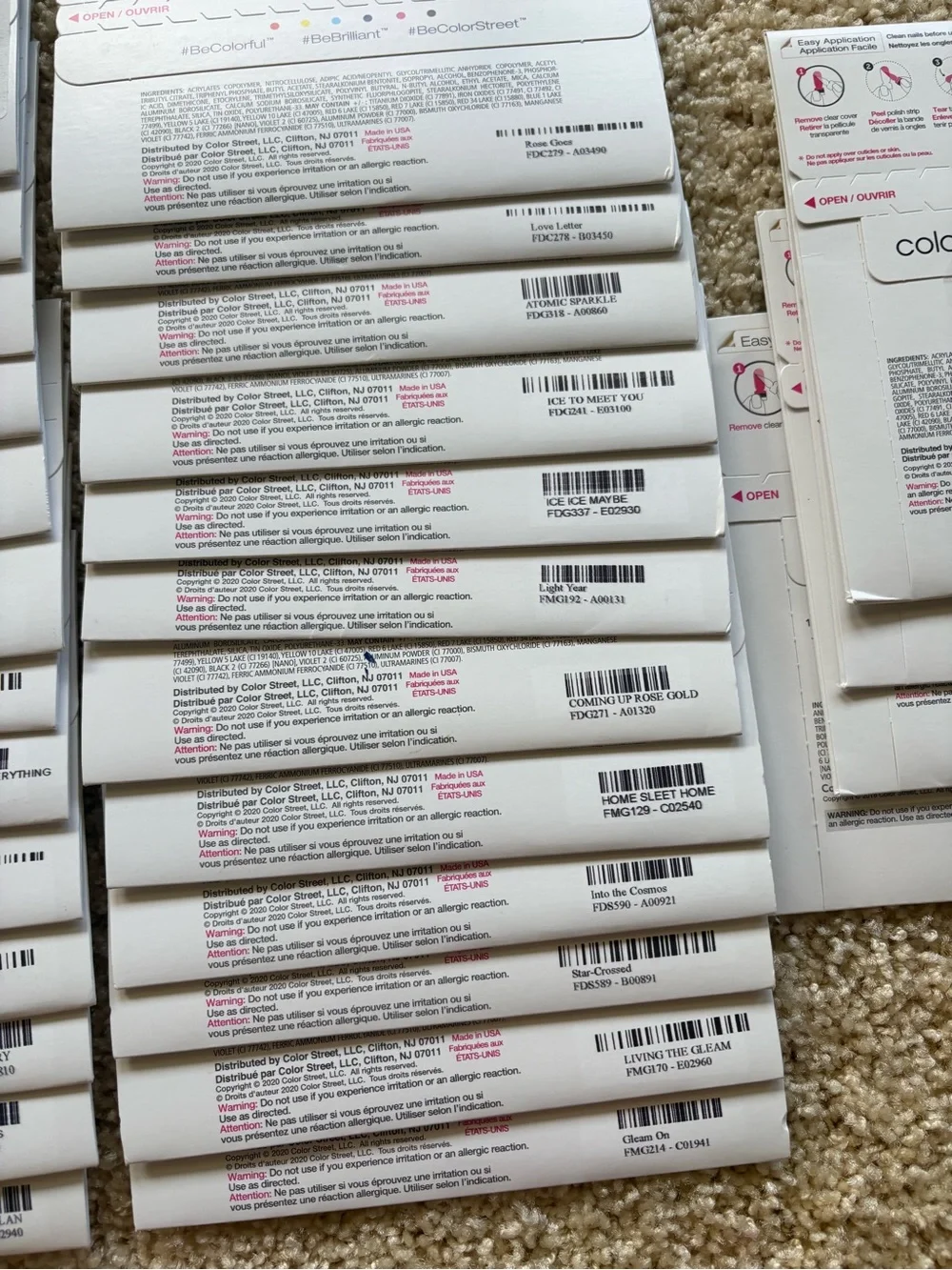 Color Street Nail Strips - Massive Mixed Lot